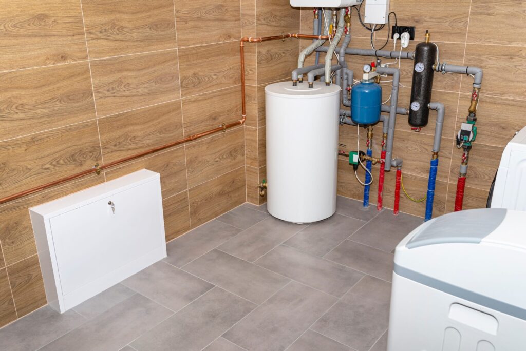 Residential water heater and plumbing system installed in Port Charlotte